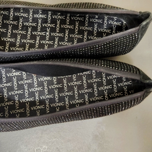 Vionic Spark Willow Ballet Flats Black Size 8. Insoles missing - Picture 8 of 8